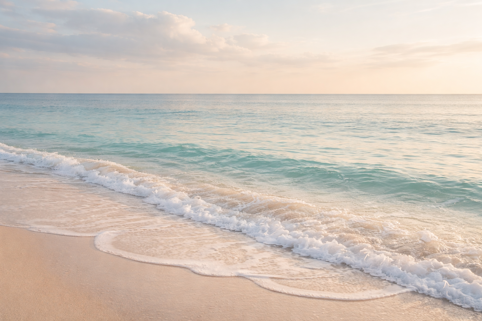 A calm and serene scene designed to evoke stillness, breathing and inner peace
