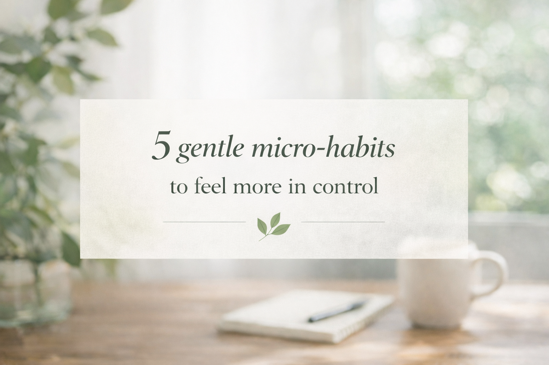 5 Gentle Micro-Habits to Feel More in Control (Without Pushing Yourself)