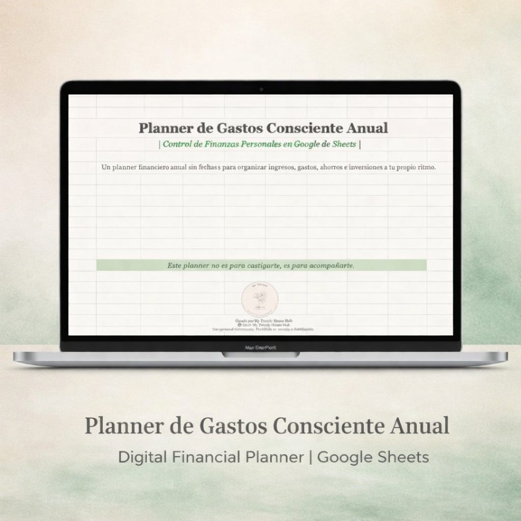 Planner de Gastos Anual | Control de Finanzas Personales (Google Sheets)