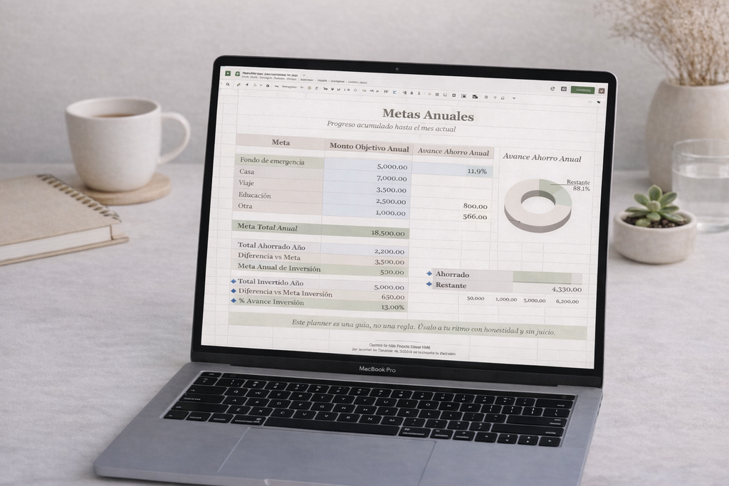 Planner de Gastos Anual | Control de Finanzas Personales (Google Sheets)